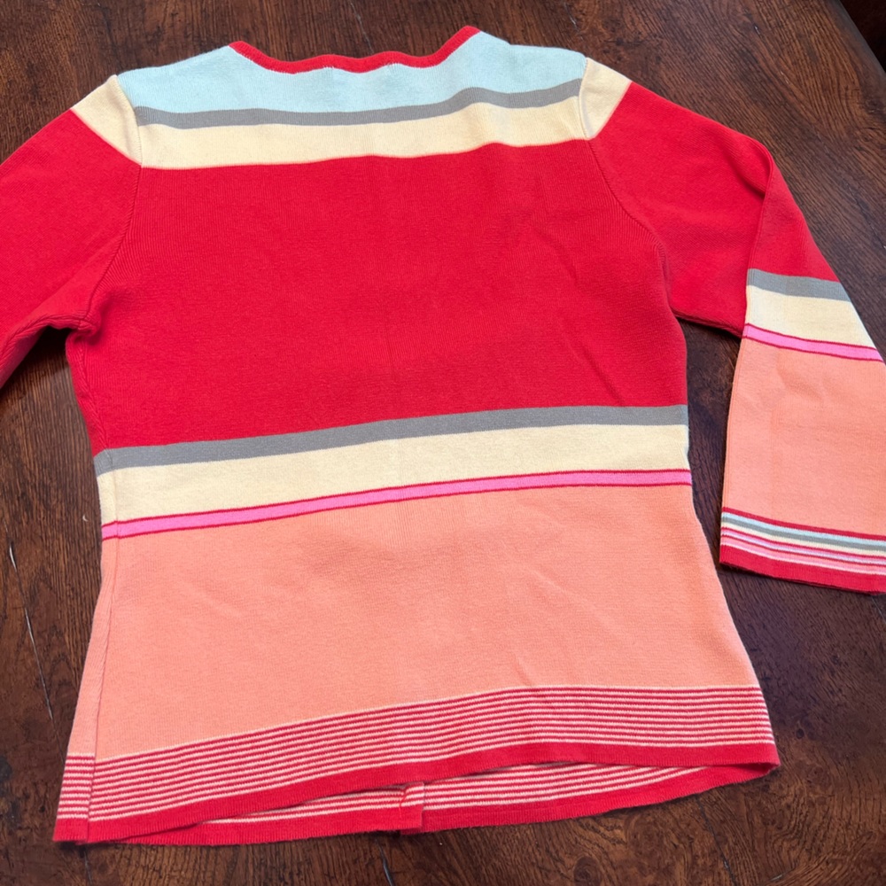 A Beautiful Colorway Cardigan by Laurie B Size Large - Picture 4 of 6